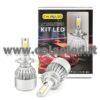 H7 15000LM 5800K KIT LED 12V CANBUS 2 LAMPADE BIANCO FREDDO 72W KIT LED COLAOLED CANBUS H7