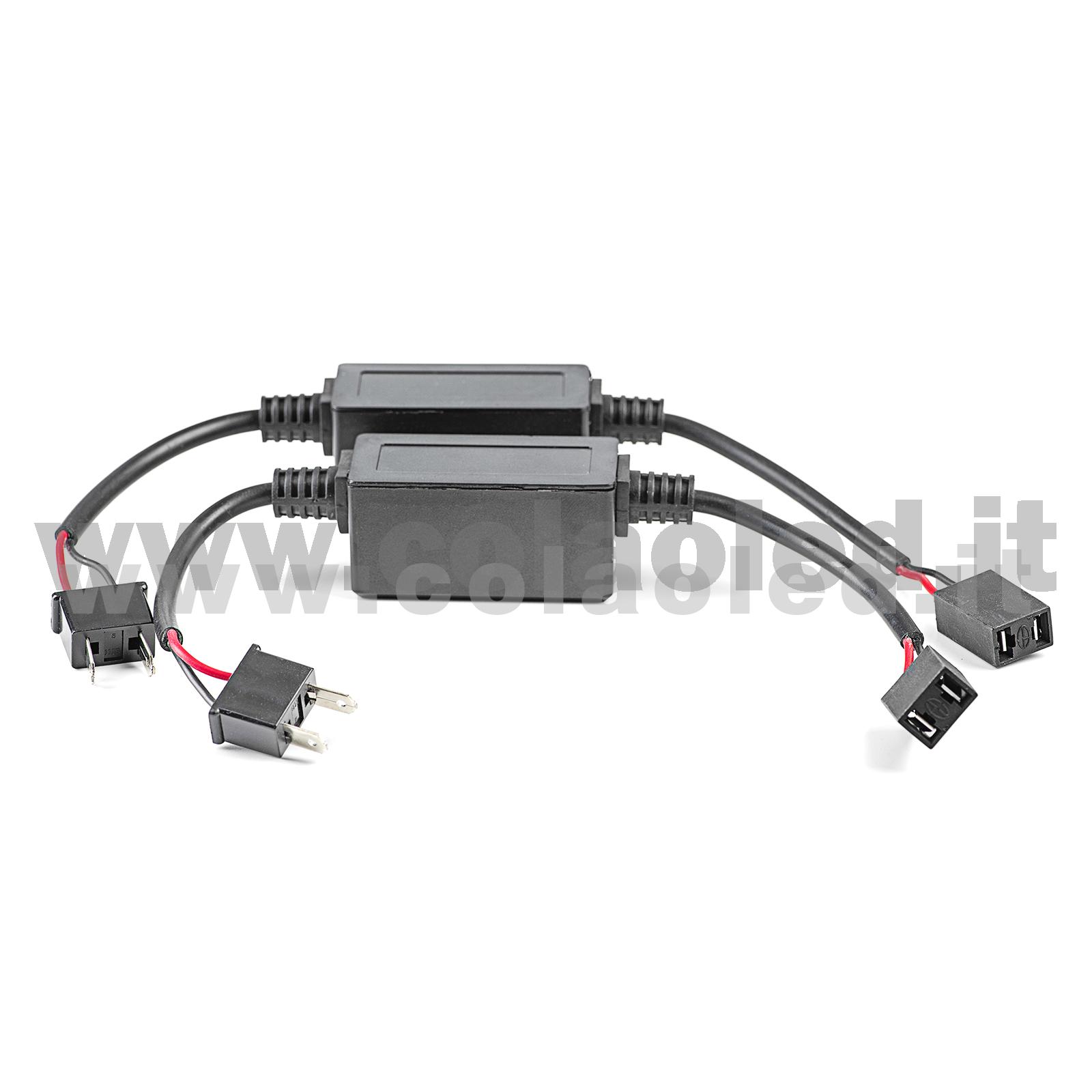 H7 2 RESISTENZE DECODER ANTI FLASH FARI CANBUS FILTRI LAMPEGGI ERRORI CANBUS H7