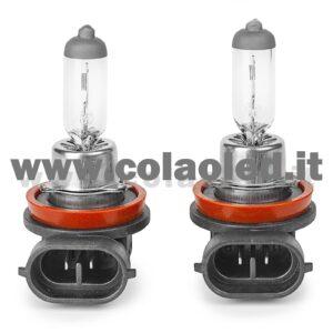 H9 2 LAMPADE ALOGENO GIALLO 12V 55W H9