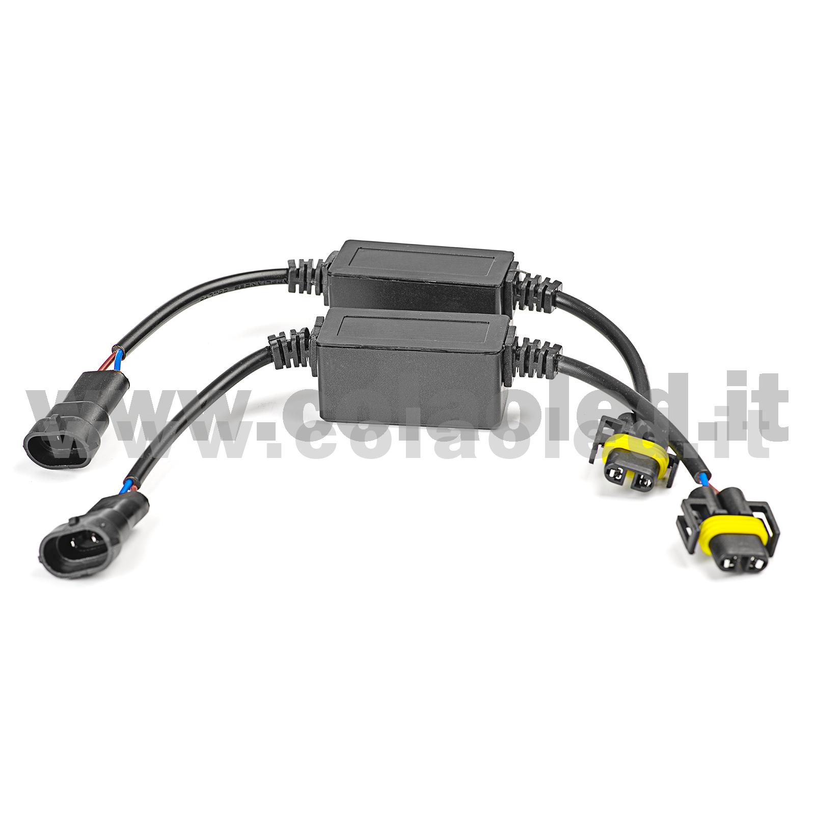 H11 2 RESISTENZE DECODER ANTI FLASH FARI CANBUS FILTRI LAMPEGGI ERRORI CANBUS H11