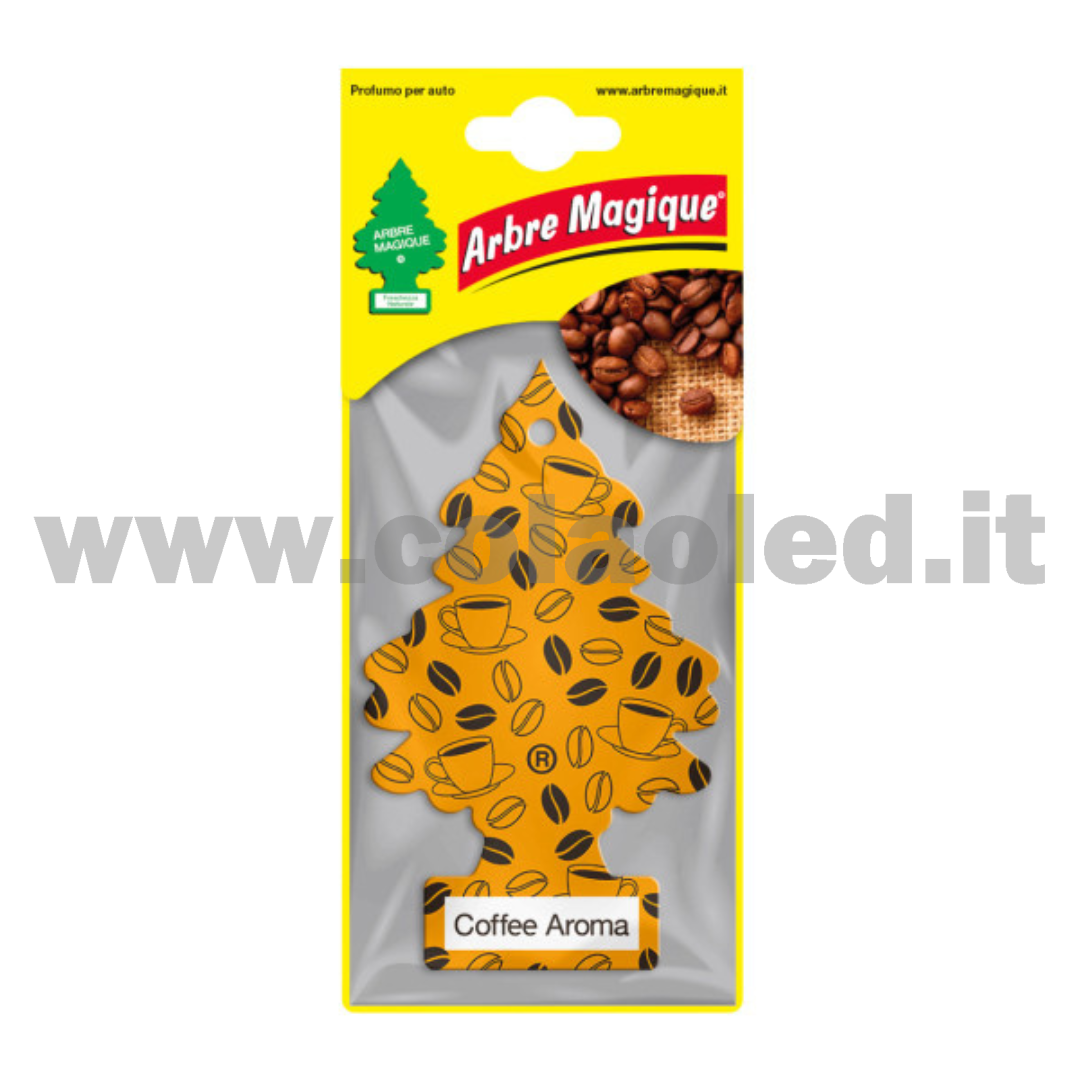 Arbre Magique Profumatore Solido per Auto Fragranza Coffee Aroma Lunga Durata