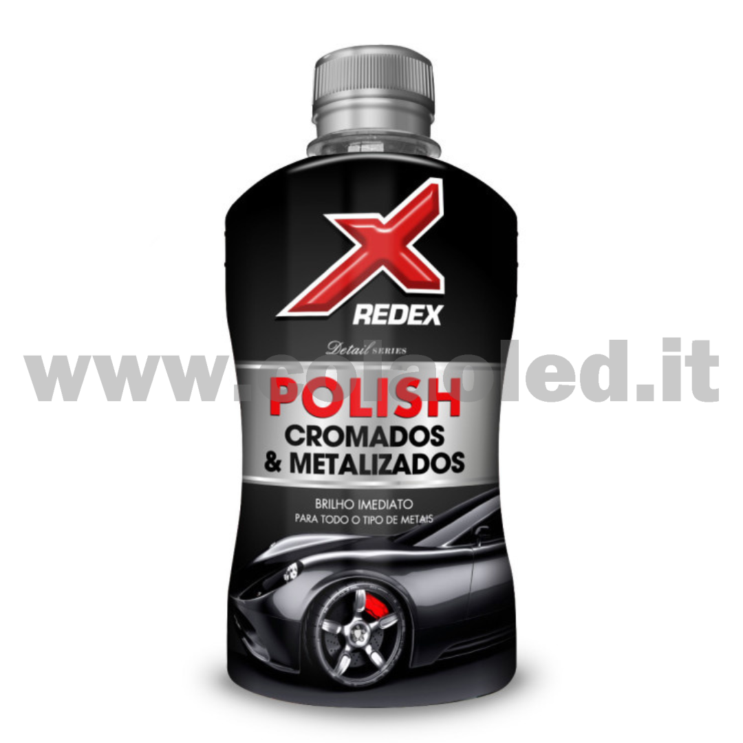 Polish lucidante brillantante a patina protettiva per carrozzerie scure cromate metallizzate 250ml