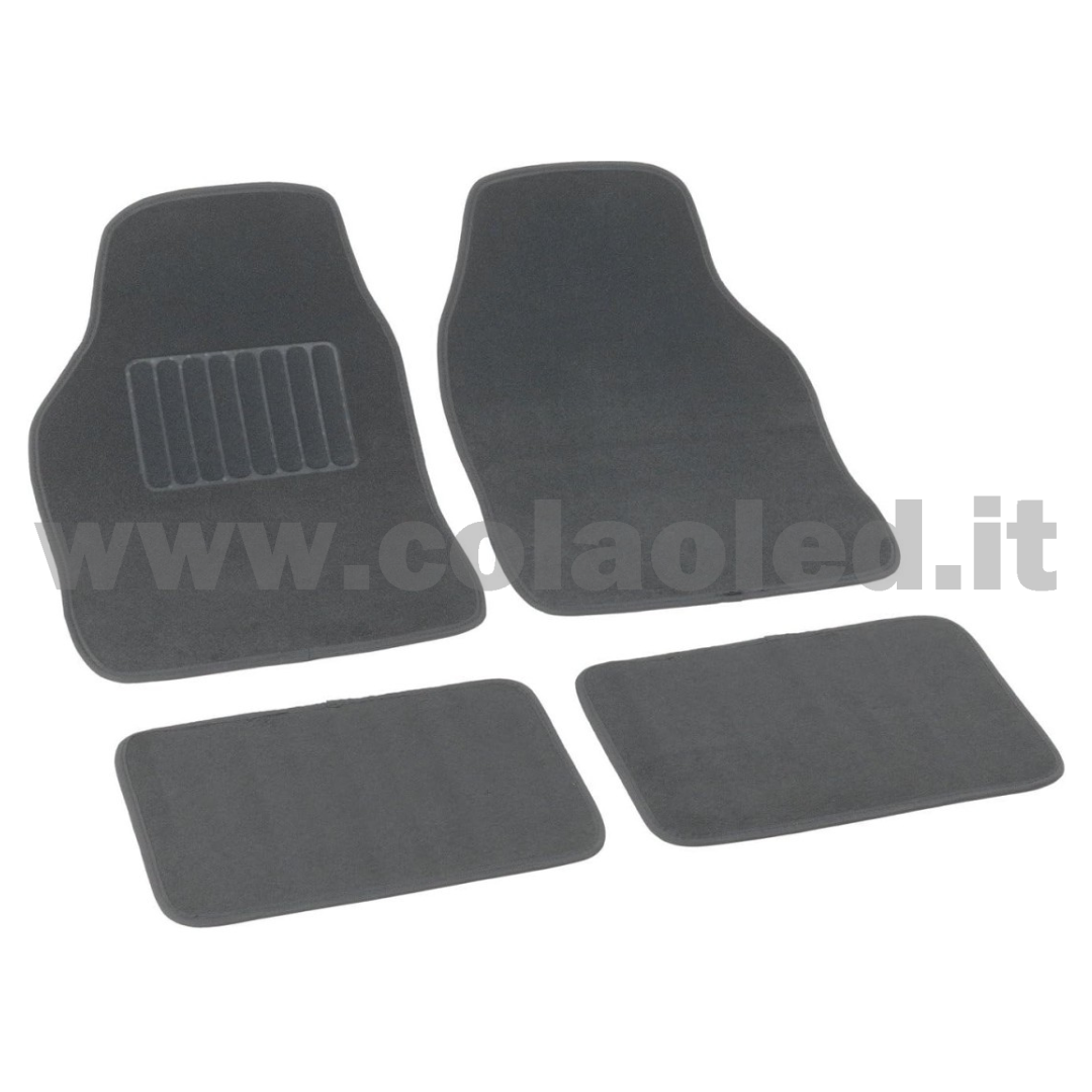Set completo tappetini universali Auto Link bordo grigio