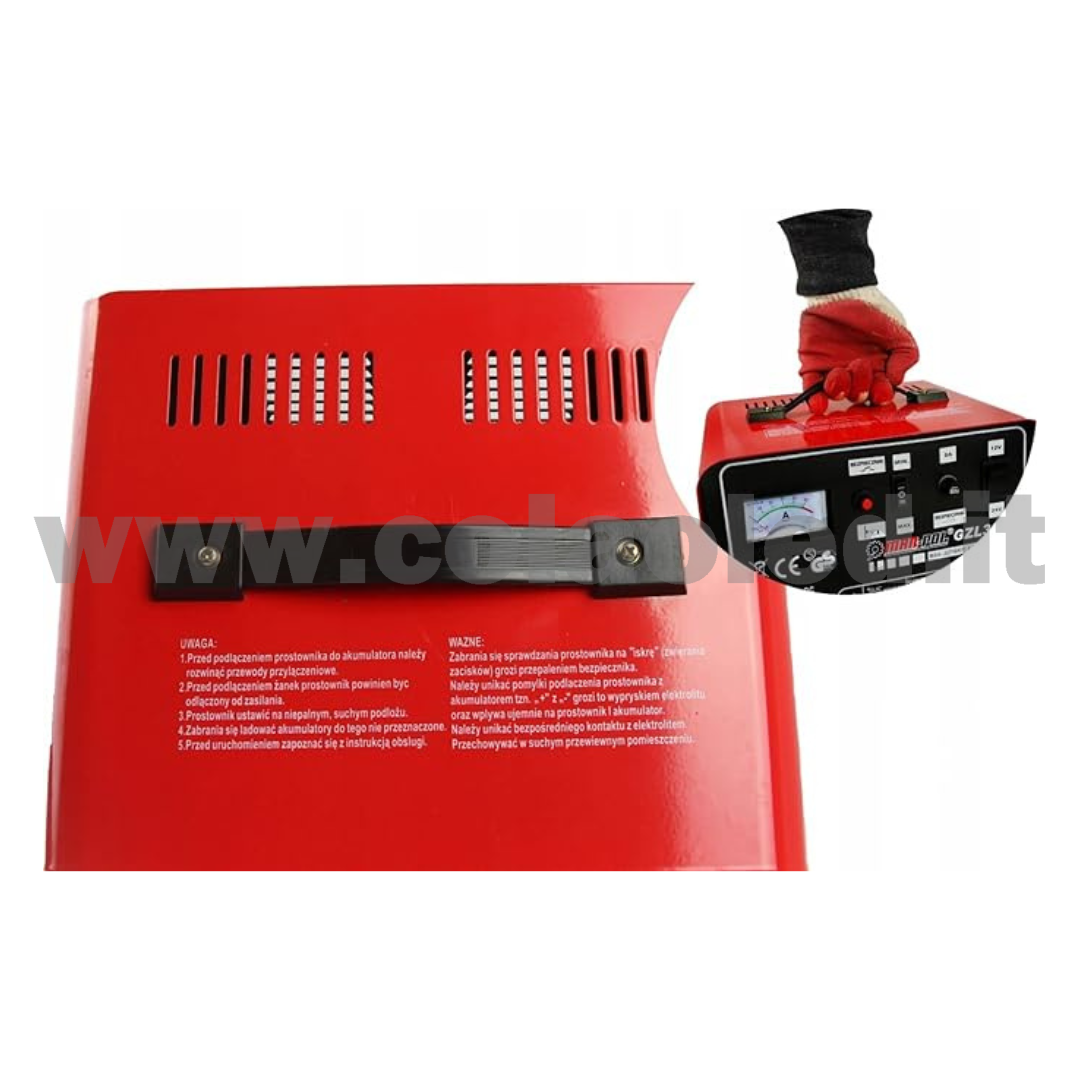 Caricabatteria per Auto Moto scooter camper e camion 30 Ah con Funzione di Carica Rapida per Batterie al Piombo 12-24V con filo Portatile 220v con filo - immagine 7