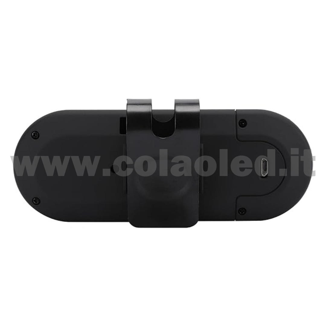 Kit Vivavoce Bluetooth per Auto Cellulare Kit Vivavoce per Auto Senza Fili parlare telefono sicurezza Bluetooth Visiera Parasole per Auto con Caricabatteria da Auto per Vivavoce Parlante in Auto batterie litio 650 mAh senza fili - immagine 3