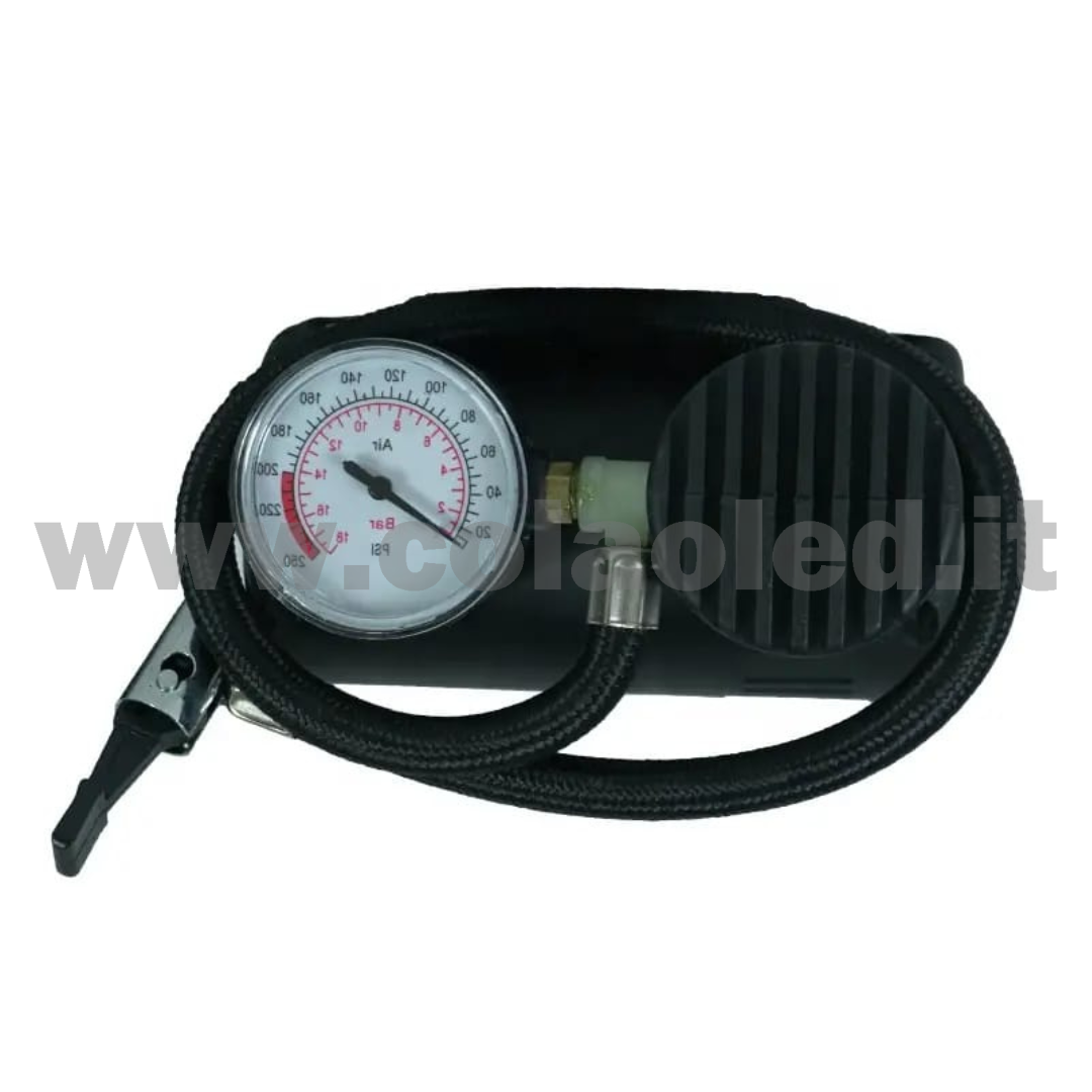 Mini compressore 250 psi portatile gonfiatore pneumatico presa accendi sigari ruote auto moto bici camion pneumatici 12v con filo - immagine 5