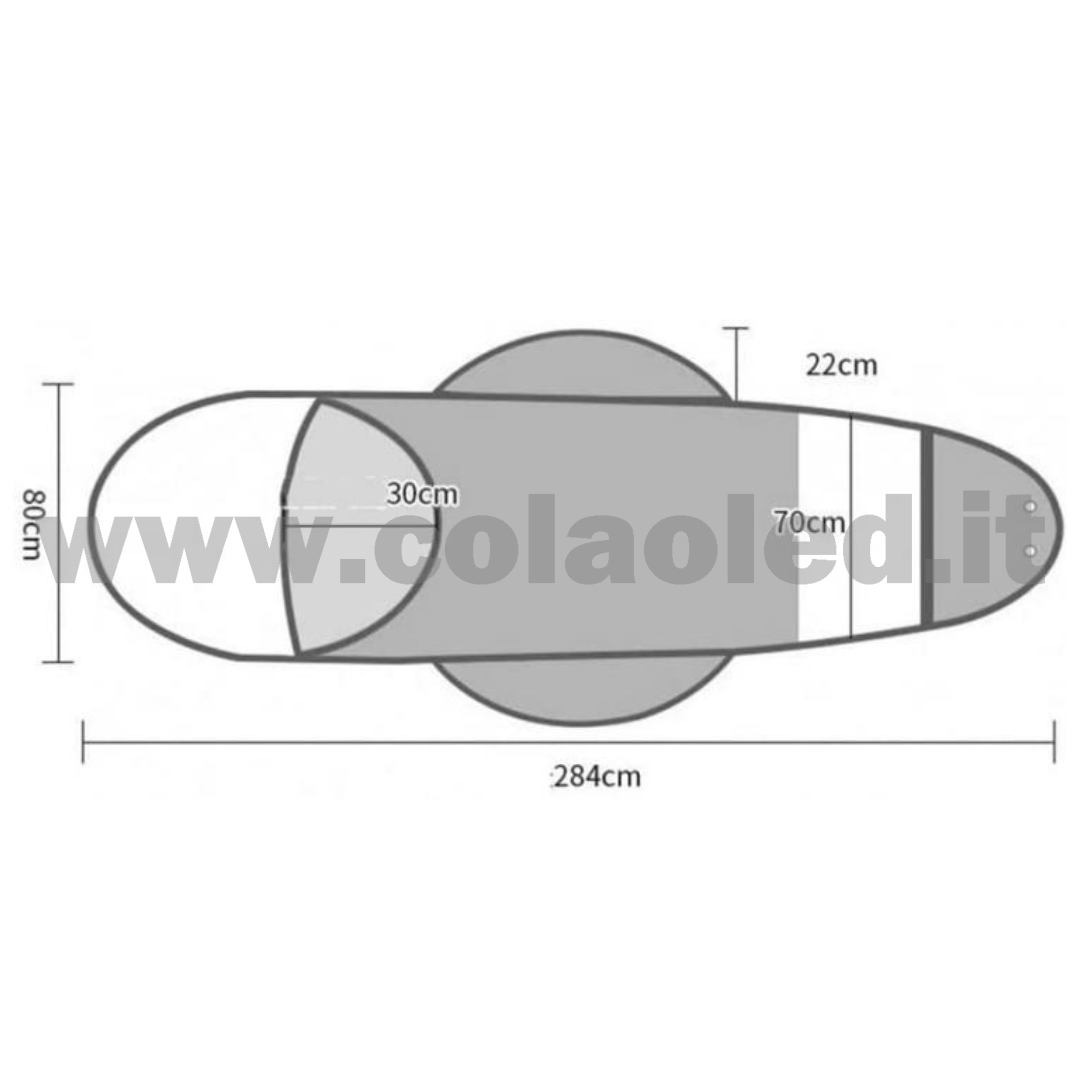 Parapioggia tettuccio Scooter copertura per pioggia impermeabile universale - immagine 4
