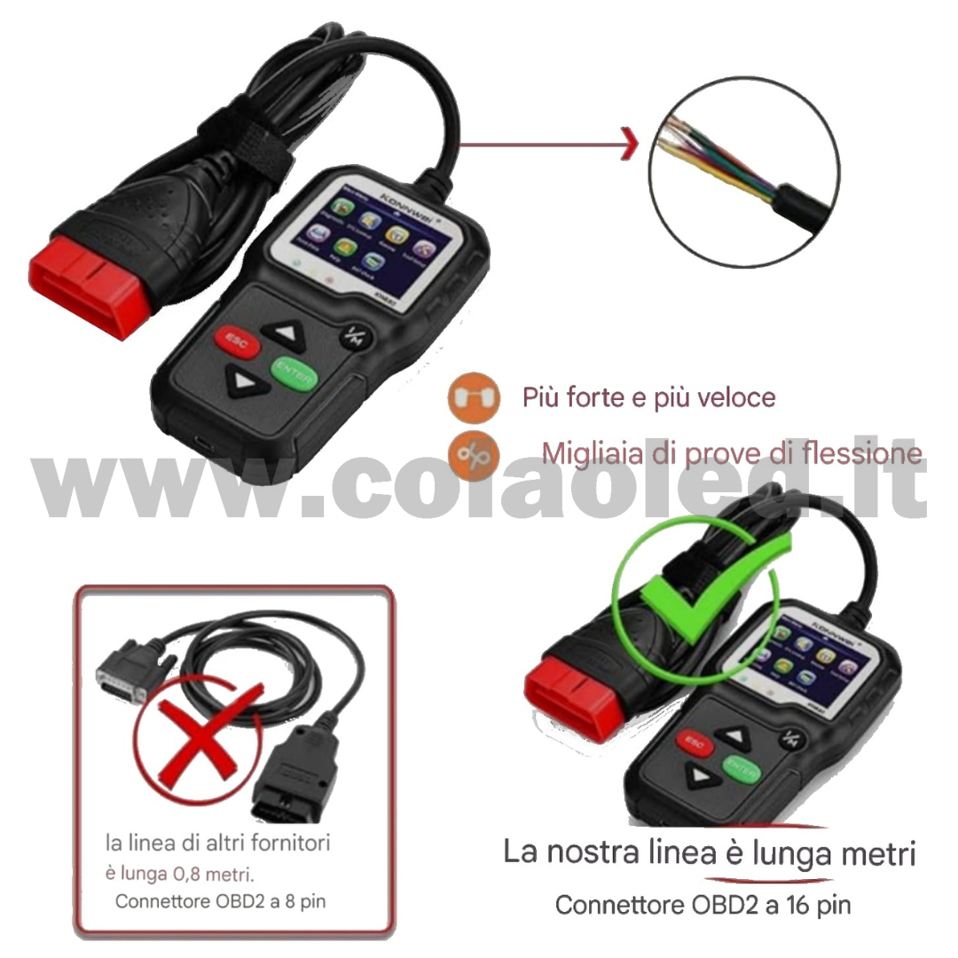 Tools scanner Diagnosi Auto KW680 elimina avarie quadro Professionale per Attivazione Riapprendimento di Tutti i Sensori TPMS MX-Sensori apprendimento stato batteria lettore di codici di errore del motore dell'autoerrori per progamma e strumento aggiornabile gratuito - immagine 3