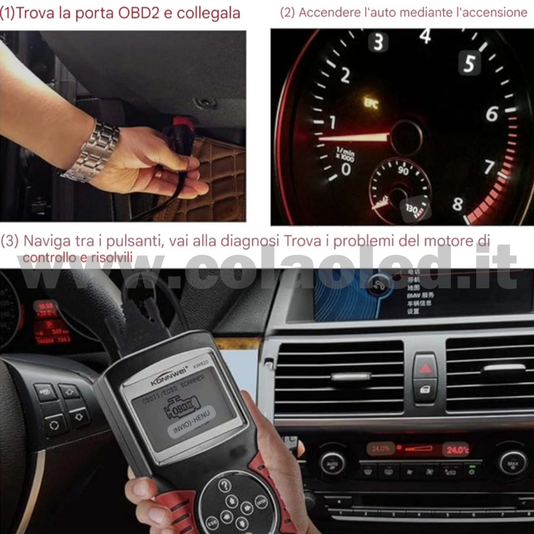 Tools scanner Diagnosi Auto KW820 elimina avarie quadro Professionale per Attivazione Riapprendimento di Tutti i Sensori TPMS MX-Sensori apprendimento stato batteria lettore di codici di errore del motore dell'autoerrori per progamma e strumento aggiornabile gratuito - immagine 7
