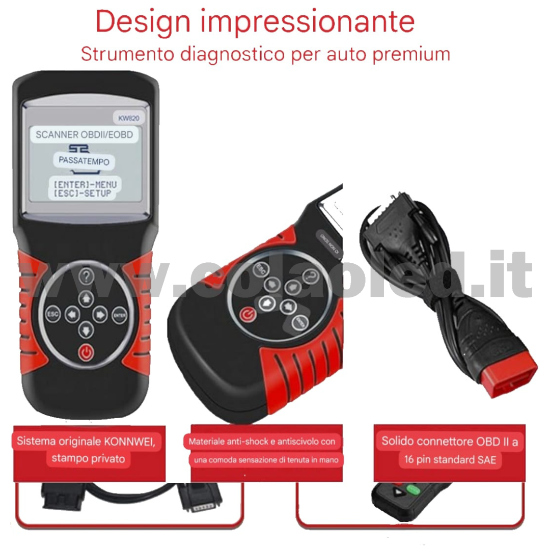 Tools scanner Diagnosi Auto KW820 elimina avarie quadro Professionale per Attivazione Riapprendimento di Tutti i Sensori TPMS MX-Sensori apprendimento stato batteria lettore di codici di errore del motore dell'autoerrori per progamma e strumento aggiornabile gratuito - immagine 5