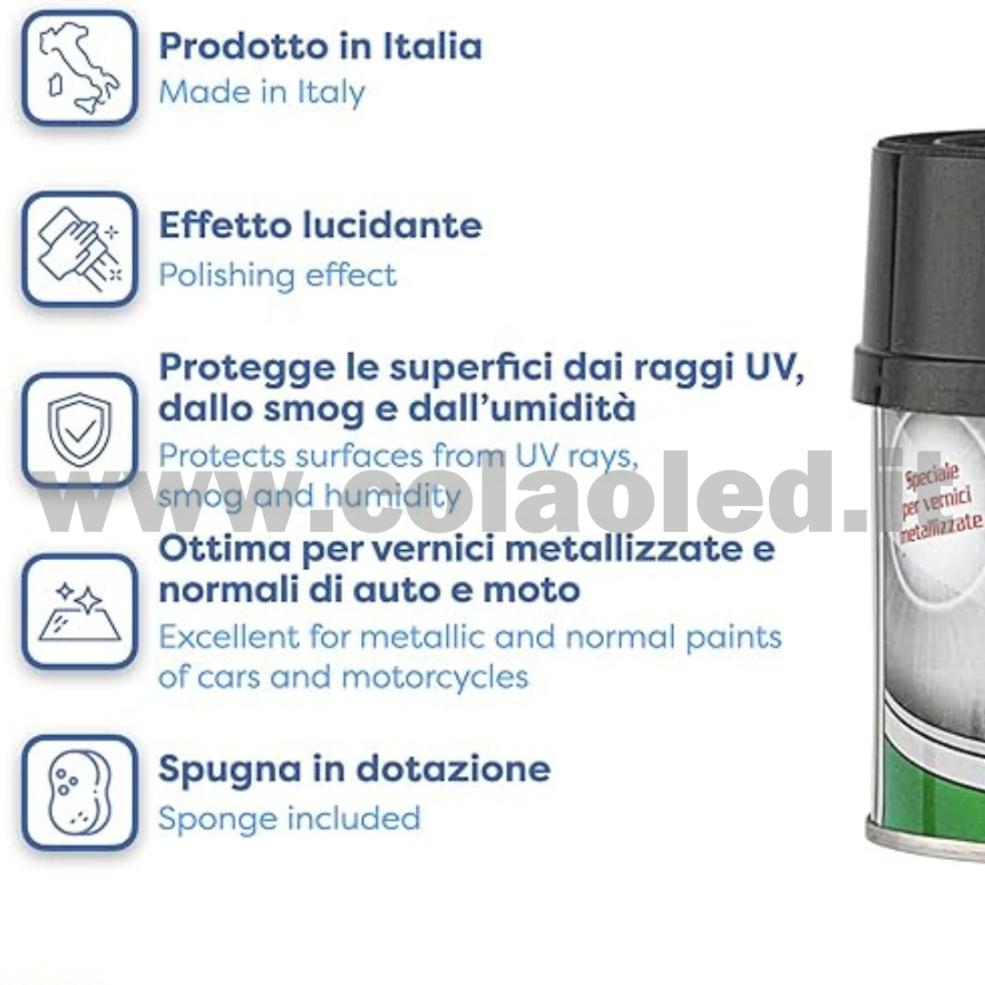 Cera autoprotettiva lucidante per verinici e carrozzerie rhutten 250ML - immagine 2