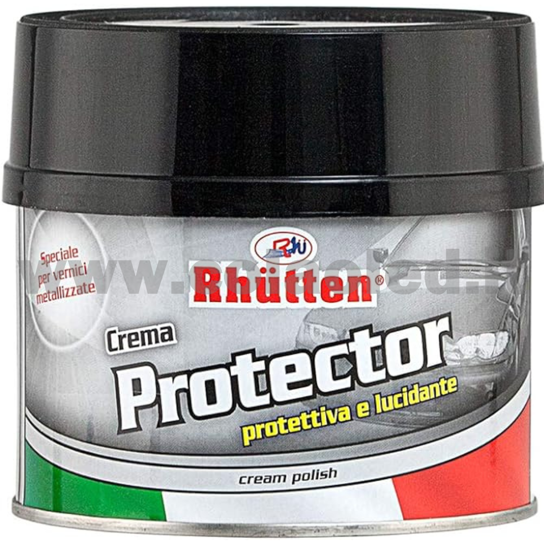 Cera autoprotettiva lucidante per verinici e carrozzerie rhutten 250ML