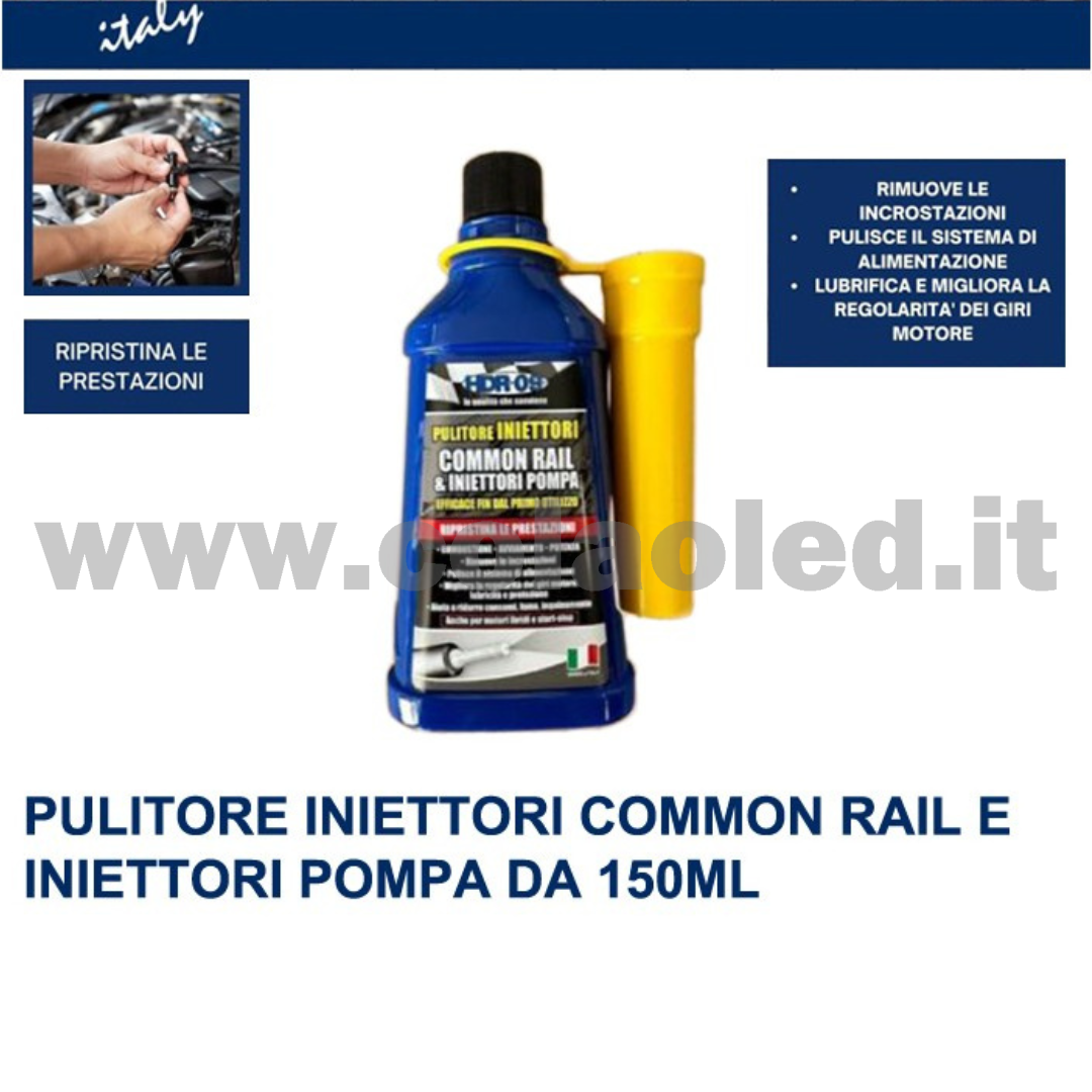 Additivo Pulizia Iniettori Diesel Common rail disincrostante Pulitore Auto 150ML - immagine 2